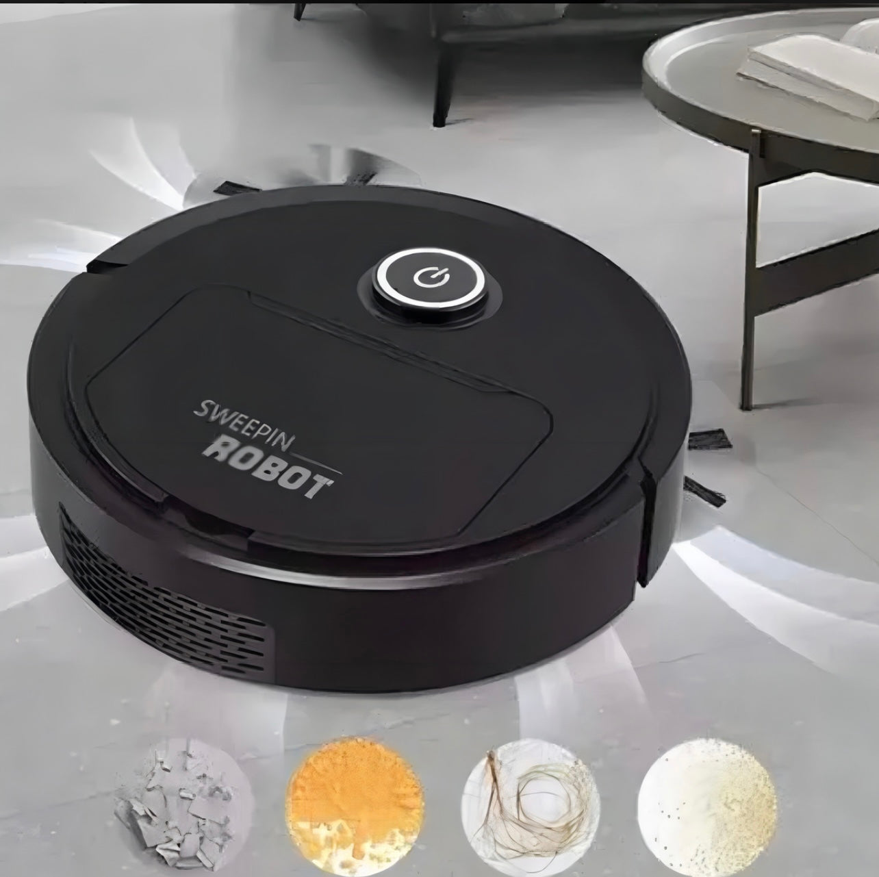 Robot Aspiradora Inteligente 3 en 1  Aspira, Barre y Pasa Paño